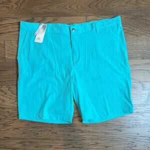 Adidas Men Size 42 Turquoise Golf Shorts Crosshatch SH NWOT‎